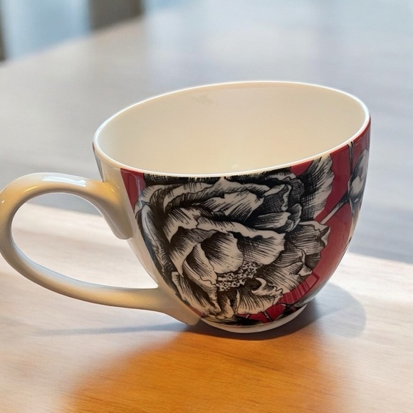 Portobello By Inspire Bone China Butterflies Footed Mug-16 ounce - Picture 3 of 6